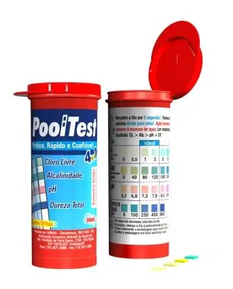 FITA TESTE 4 EM 1 - 50 TIRAS POOLTEST